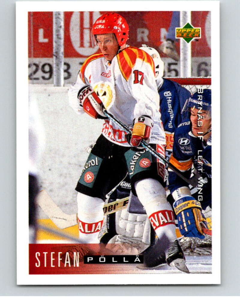 1995-96 Swedish Upper Deck #31 Stefan Polla V80049 Image 1