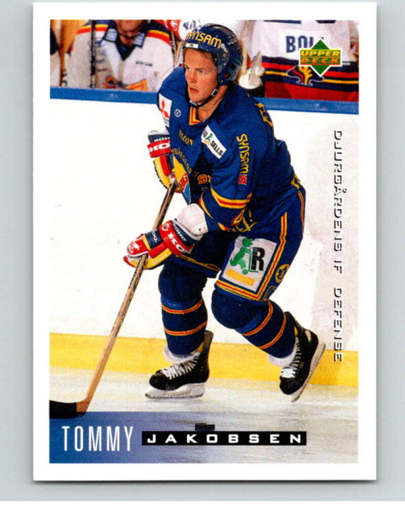 1995-96 Swedish Upper Deck #38 Tommy Jakobsen V80061 Image 1