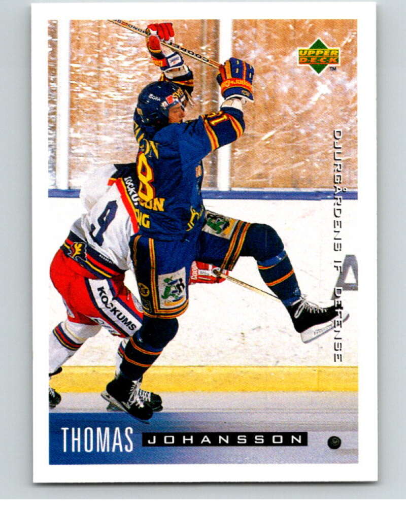 1995-96 Swedish Upper Deck #40 Thomas Johansson V80064 Image 1