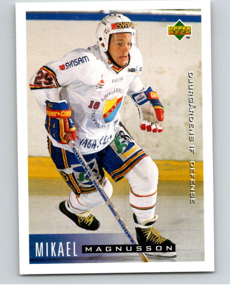 1995-96 Swedish Upper Deck #43 Mikael Magnusson V80071 Image 1
