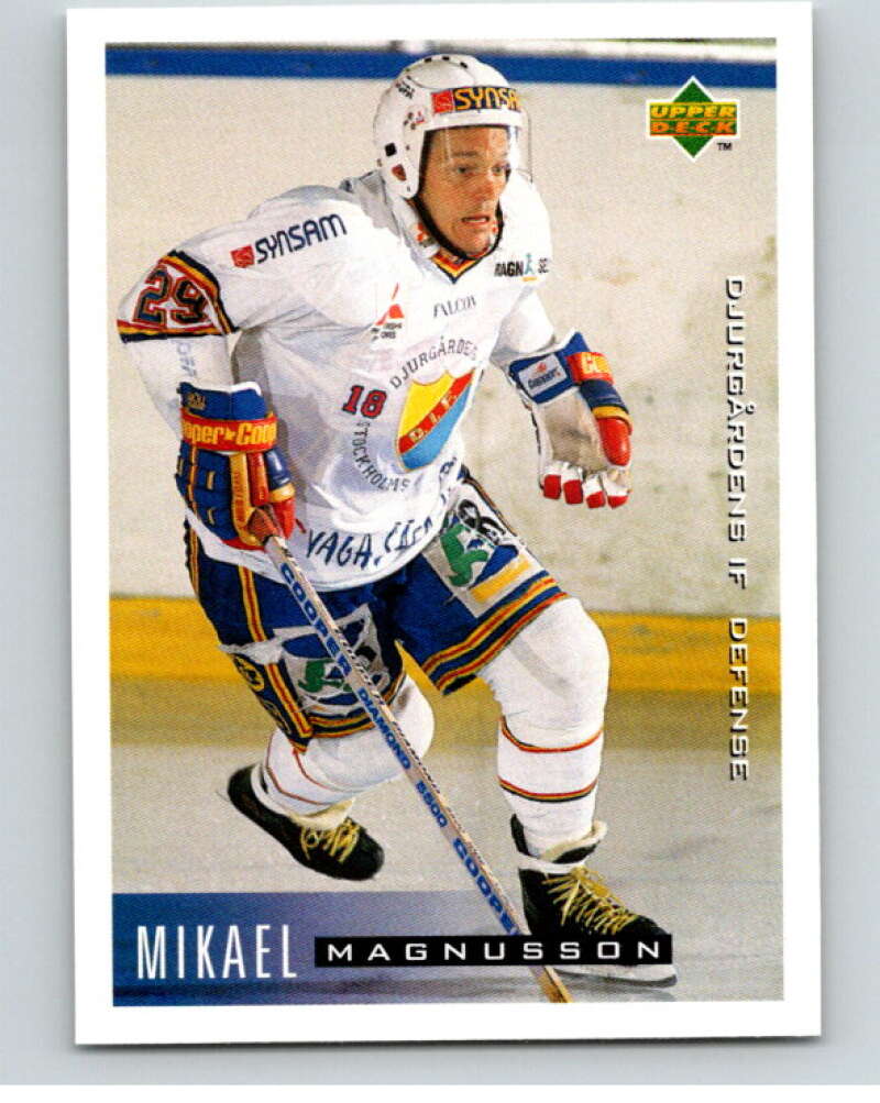 1995-96 Swedish Upper Deck #43 Mikael Magnusson V80074 Image 1
