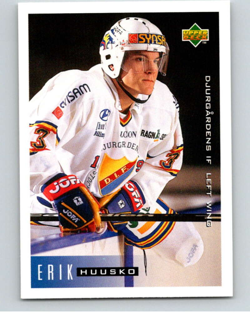 1995-96 Swedish Upper Deck #44 Erik Huusko V80076 Image 1