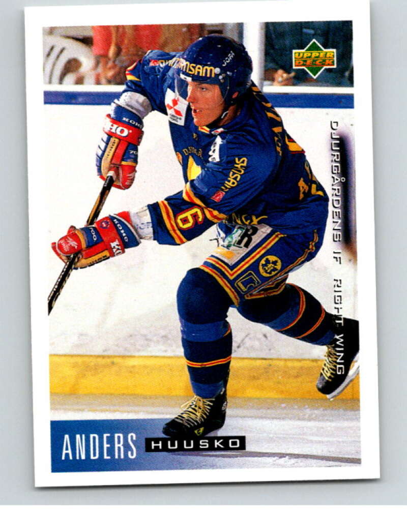 1995-96 Swedish Upper Deck #45 Anders Huusko V80078 Image 1
