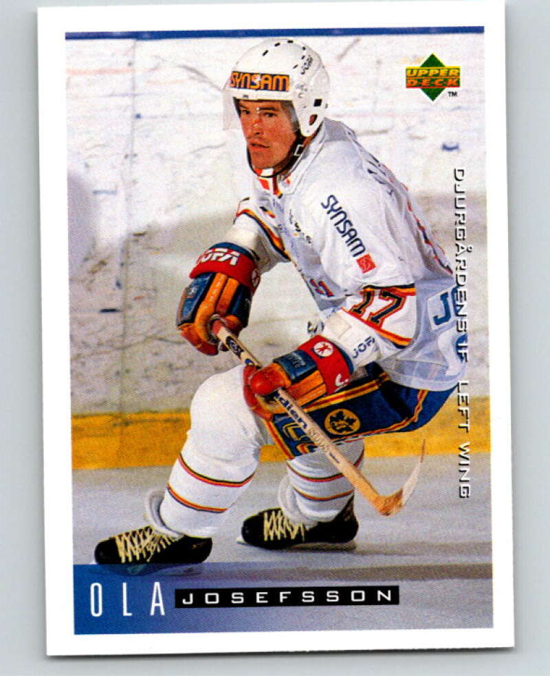 1995-96 Swedish Upper Deck #49 Ola Josefsson V80080 Image 1