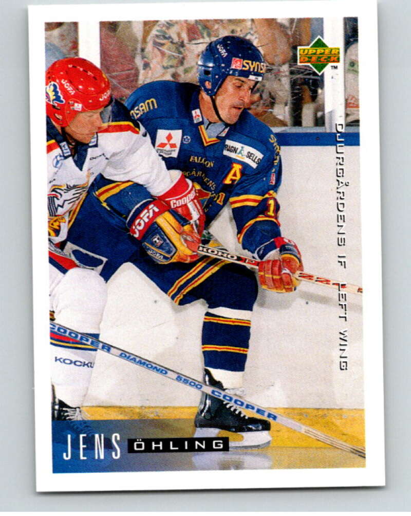 1995-96 Swedish Upper Deck #52 Jens Ohling V80086 Image 1