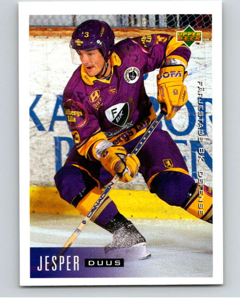1995-96 Swedish Upper Deck #57 Jesper Duus V80095 Image 1