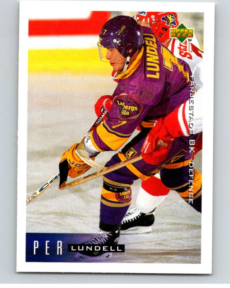 1995-96 Swedish Upper Deck #59 Per Lundell V80097 Image 1