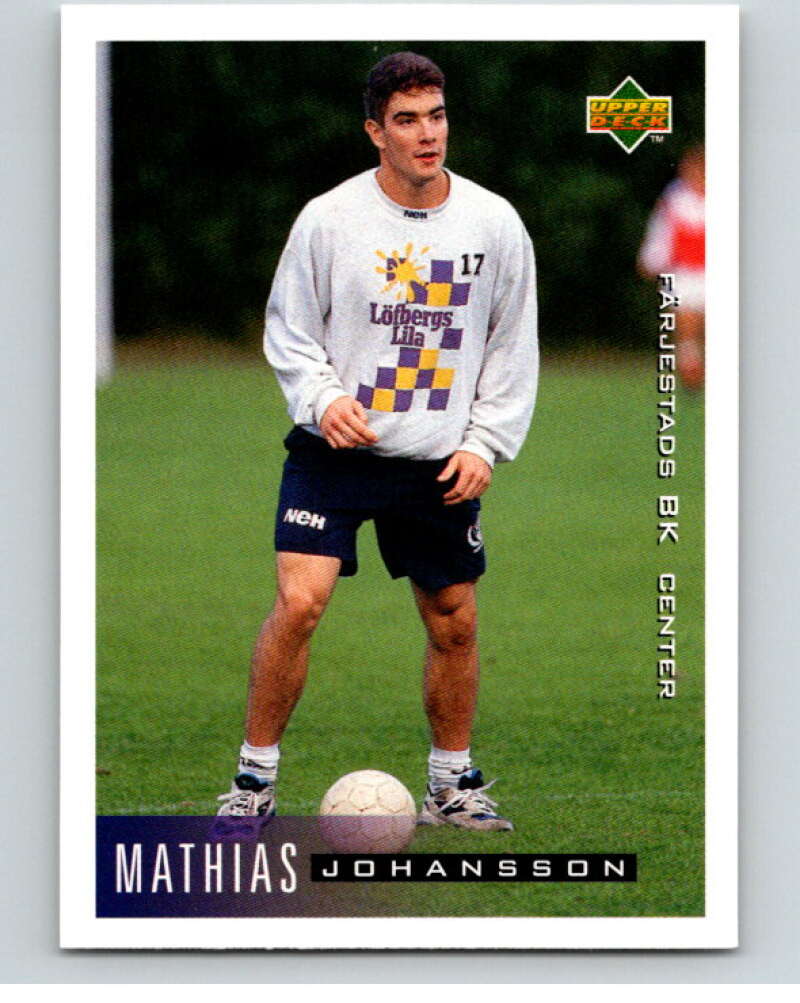 1995-96 Swedish Upper Deck #69 Mathias Johansson V80114 Image 1