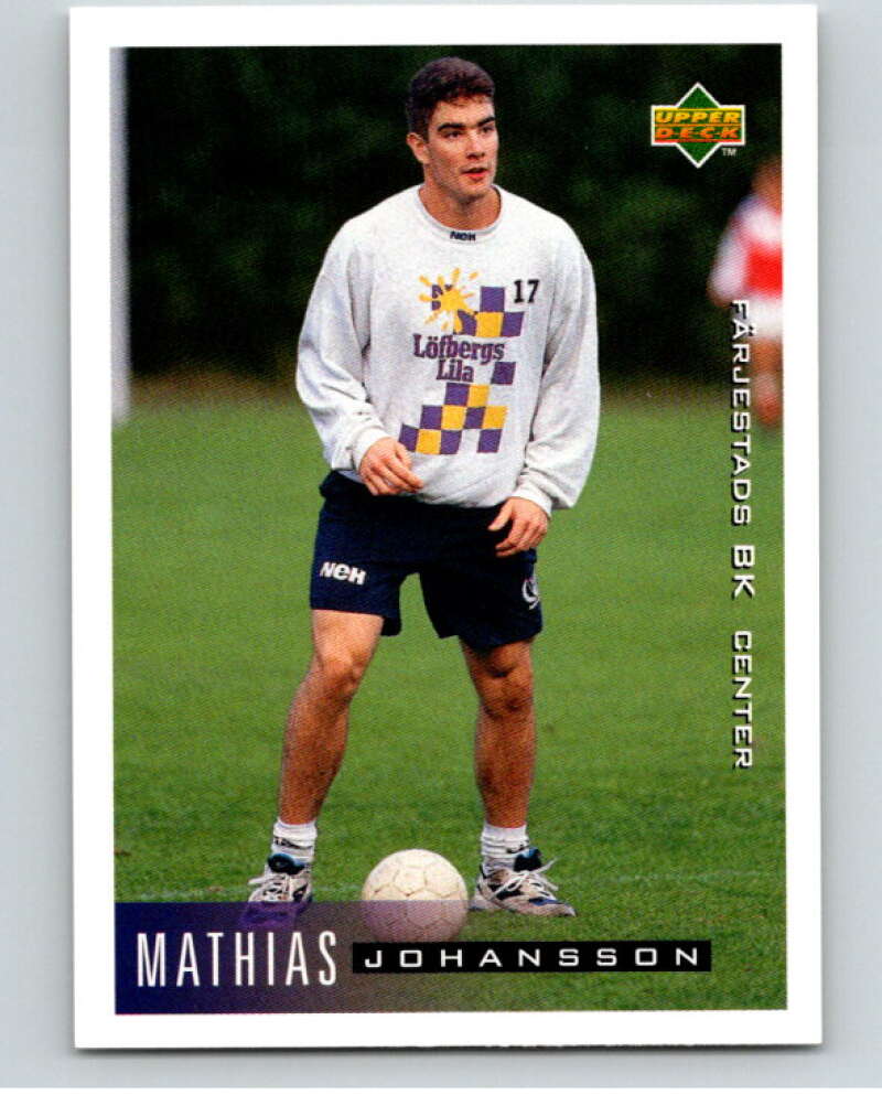 1995-96 Swedish Upper Deck #69 Mathias Johansson V80115 Image 1