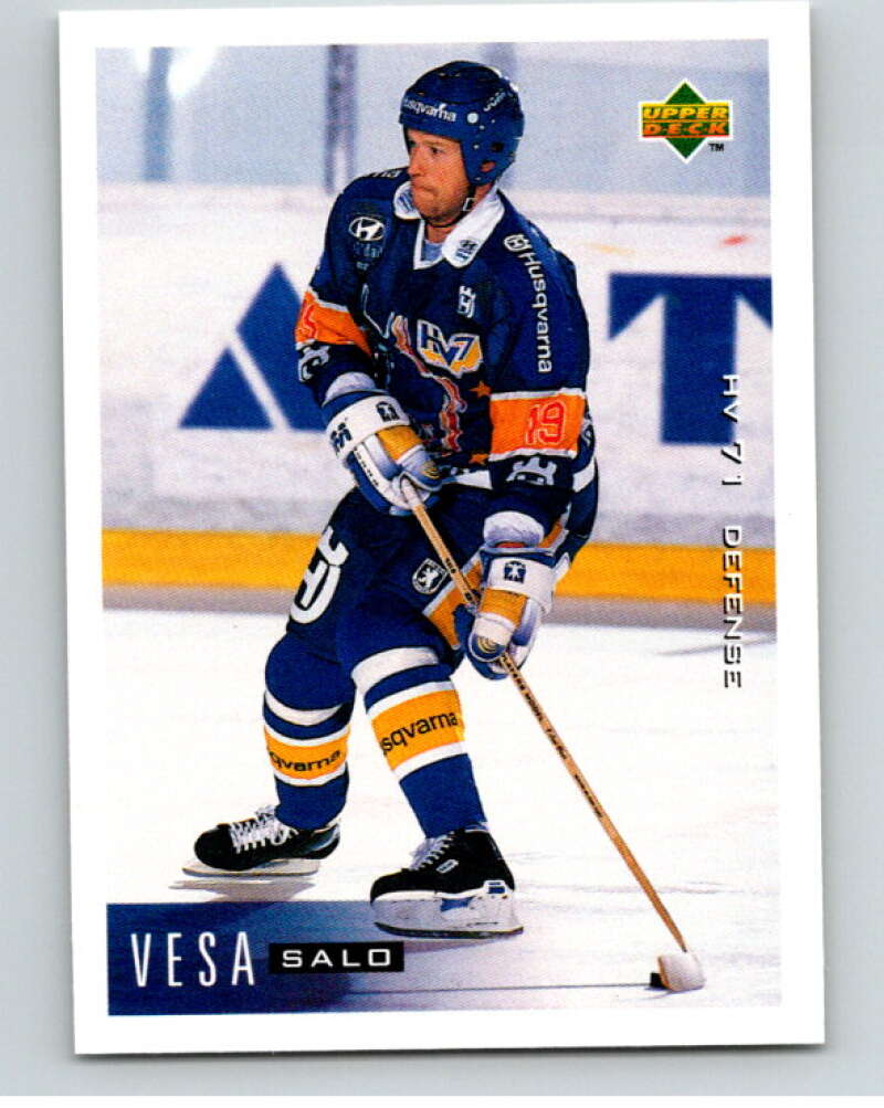 1995-96 Swedish Upper Deck #81 Vesa Salo V80132 Image 1