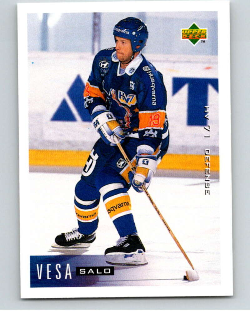 1995-96 Swedish Upper Deck #81 Vesa Salo V80133 Image 1