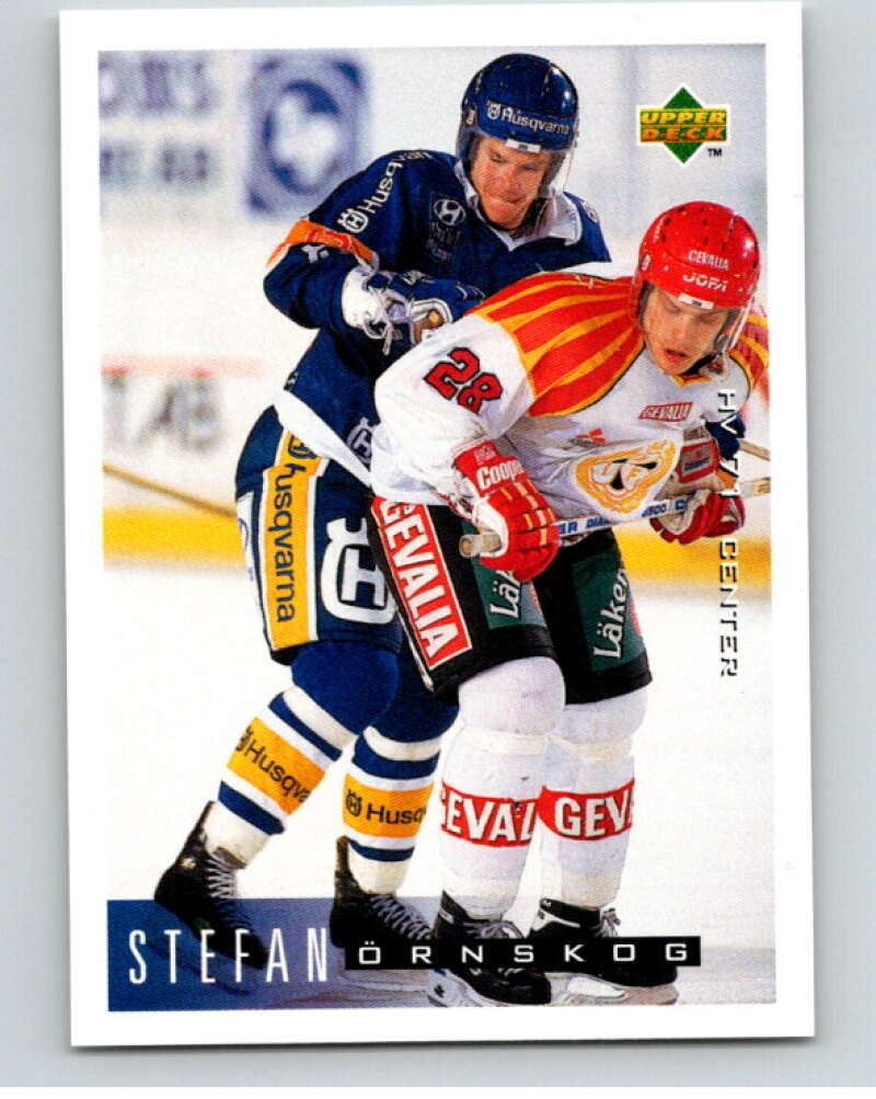 1995-96 Swedish Upper Deck #83 Stefan Ornskog V80136 Image 1