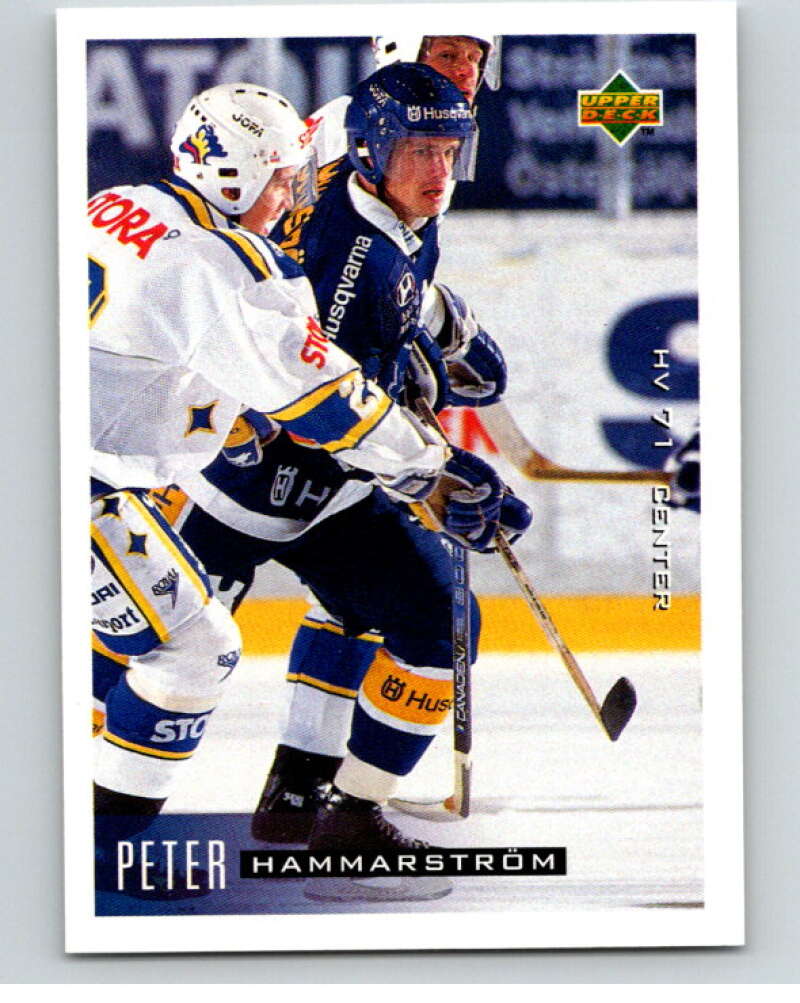1995-96 Swedish Upper Deck #85 Peter Hammarstrom V80139 Image 1