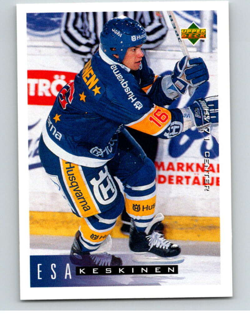 1995-96 Swedish Upper Deck #89 Esa Keskinen V80149 Image 1