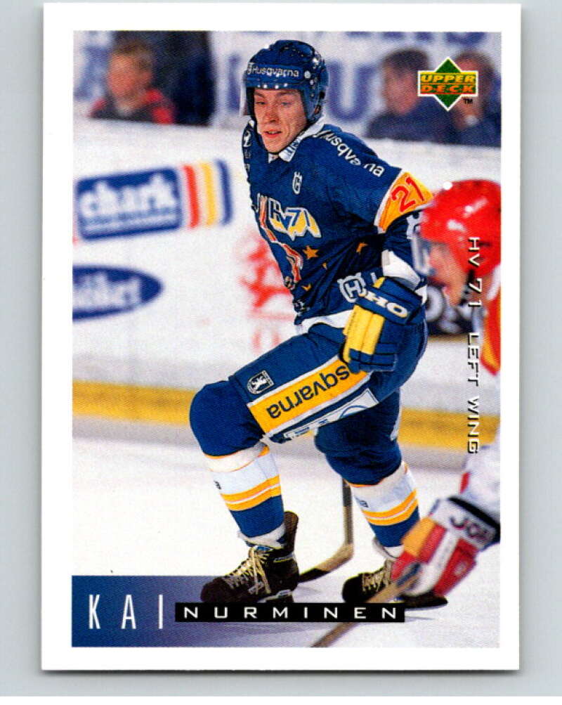 1995-96 Swedish Upper Deck #90 Kai Nurminen V80150 Image 1