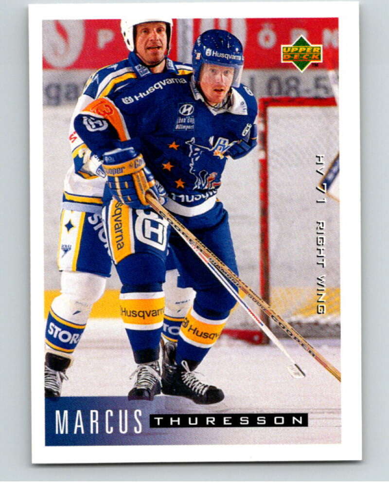 1995-96 Swedish Upper Deck #92 Marcus Thuresson V80155 Image 1
