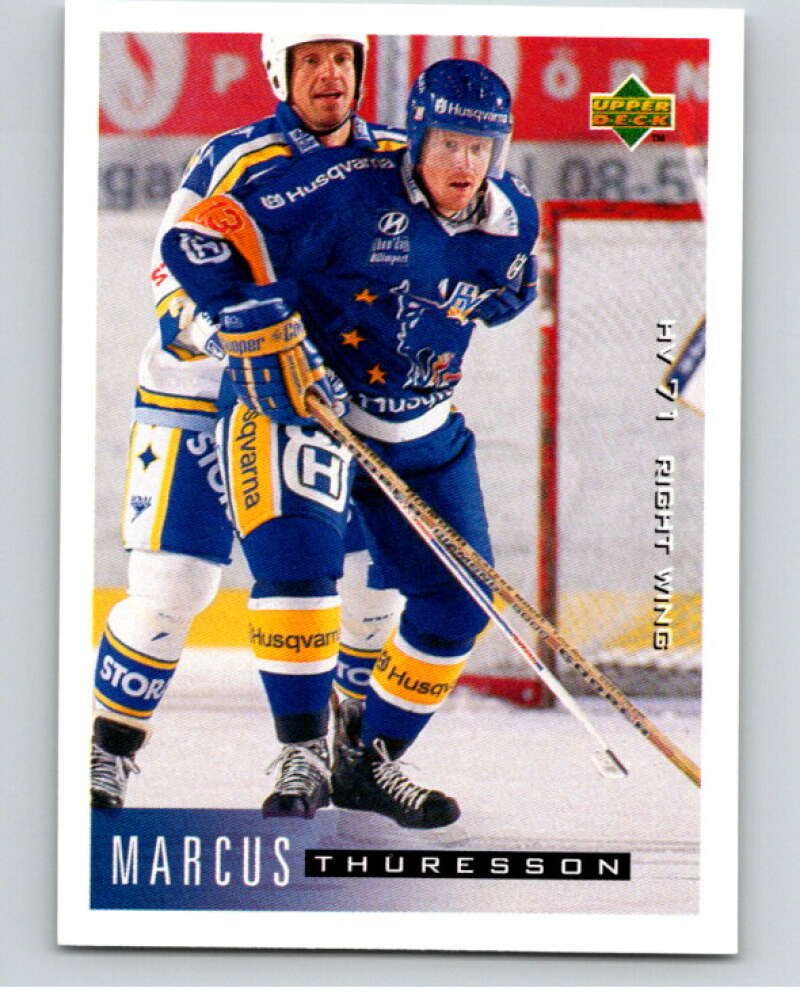 1995-96 Swedish Upper Deck #92 Marcus Thuresson V80156 Image 1