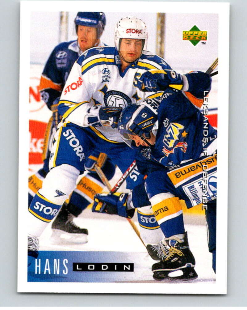 1995-96 Swedish Upper Deck #97 Hans Lodin V80160 Image 1