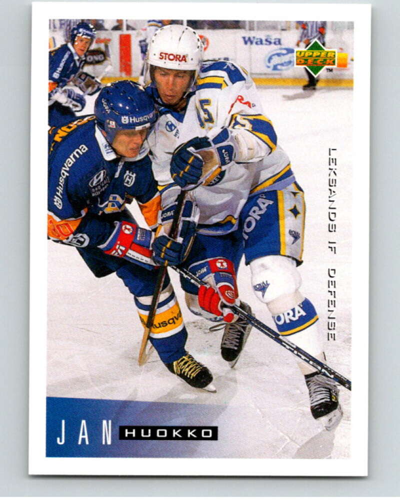 1995-96 Swedish Upper Deck #99 Jan Huokko V80165 Image 1