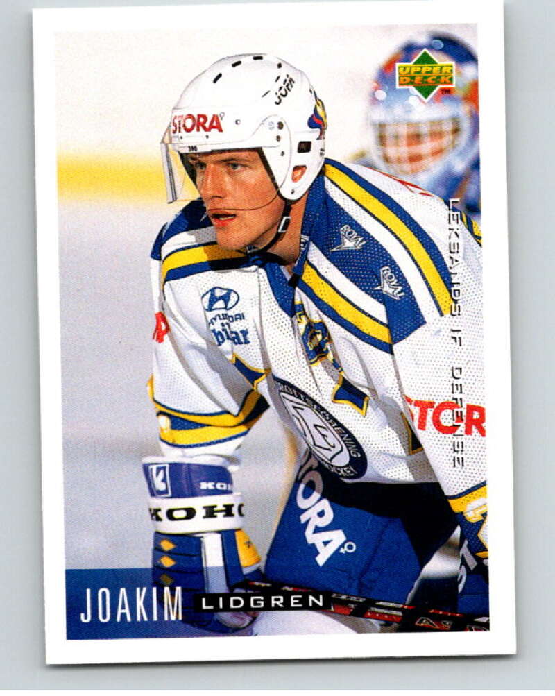 1995-96 Swedish Upper Deck #100 Joakim Lidgren V80166 Image 1