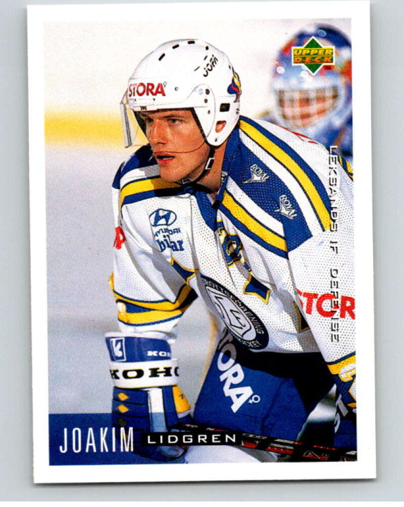 1995-96 Swedish Upper Deck #100 Joakim Lidgren V80167 Image 1