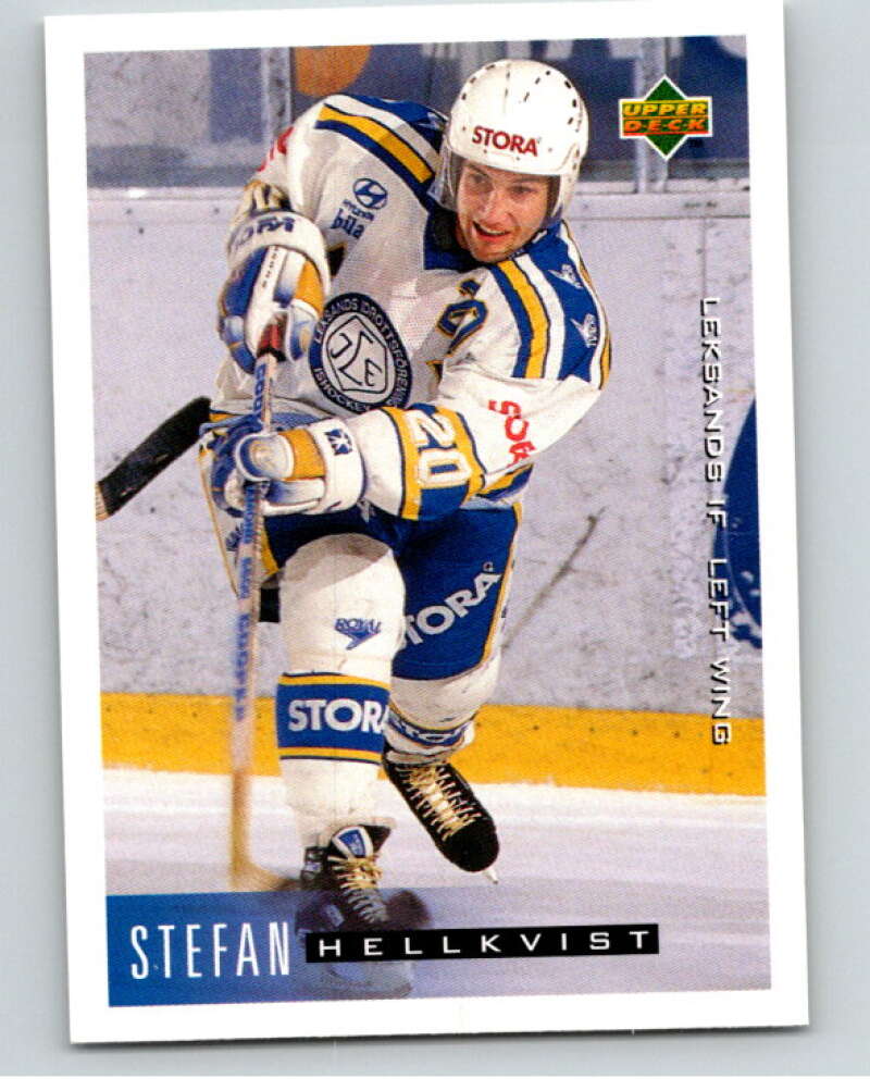 1995-96 Swedish Upper Deck #107 Stefan Hellkvist V80178 Image 1
