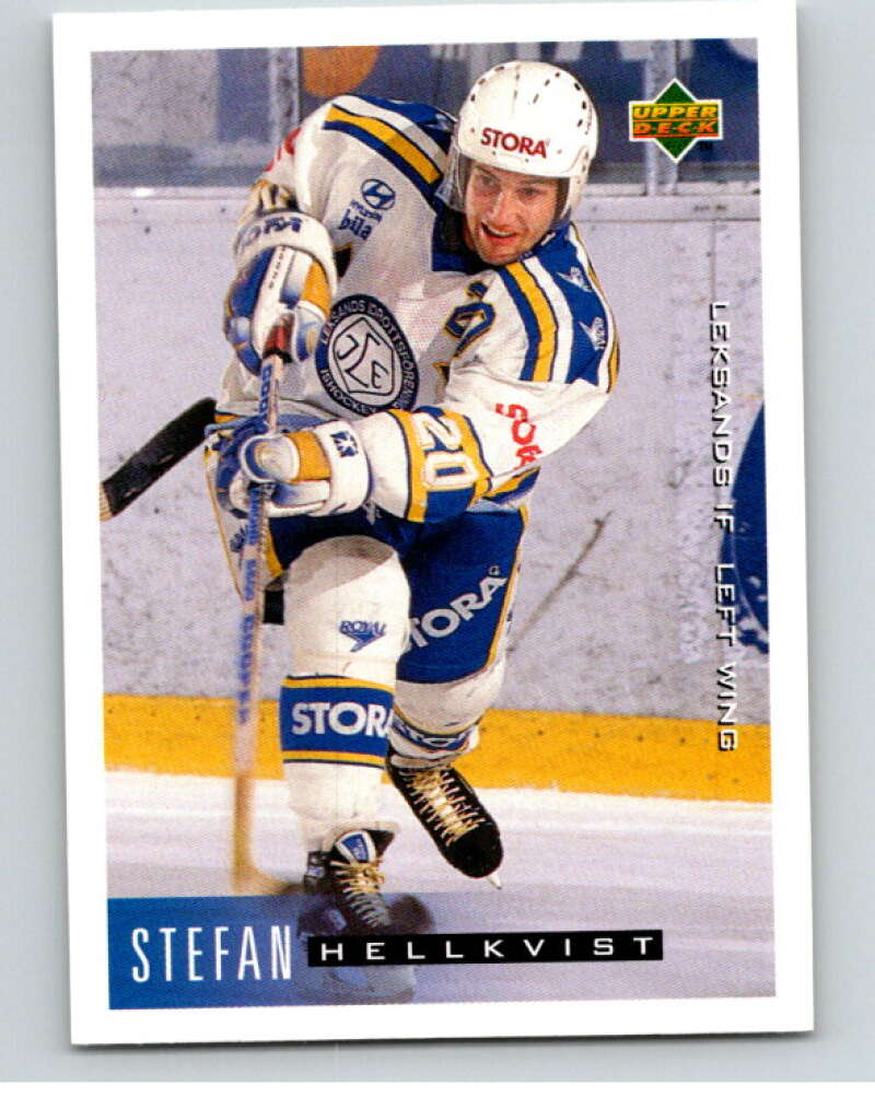1995-96 Swedish Upper Deck #107 Stefan Hellkvist V80179 Image 1