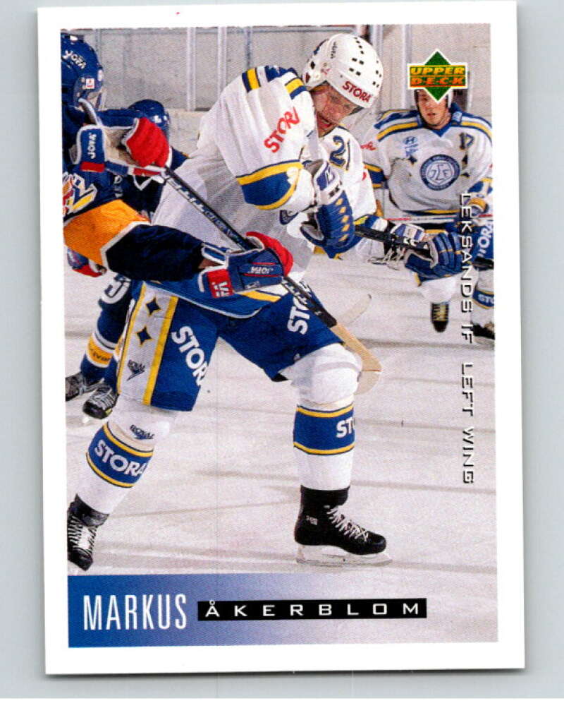 1995-96 Swedish Upper Deck #108 Markus Akerblom V80182 Image 1