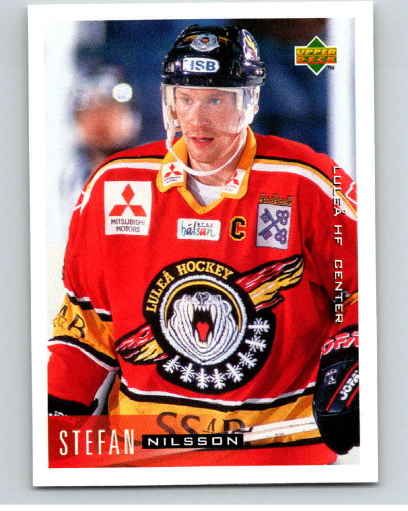 1995-96 Swedish Upper Deck #122 Stefan Nilsson V80205 Image 1