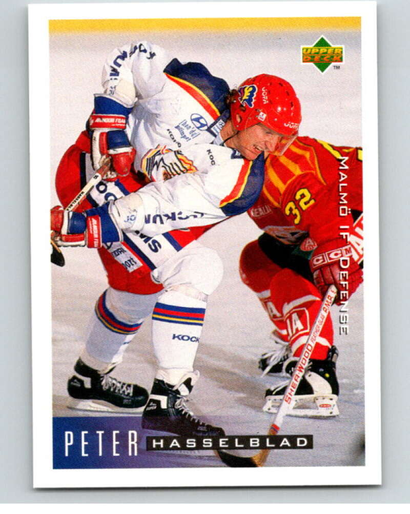 1995-96 Swedish Upper Deck #135 Peter Hasselblad V80223 Image 1