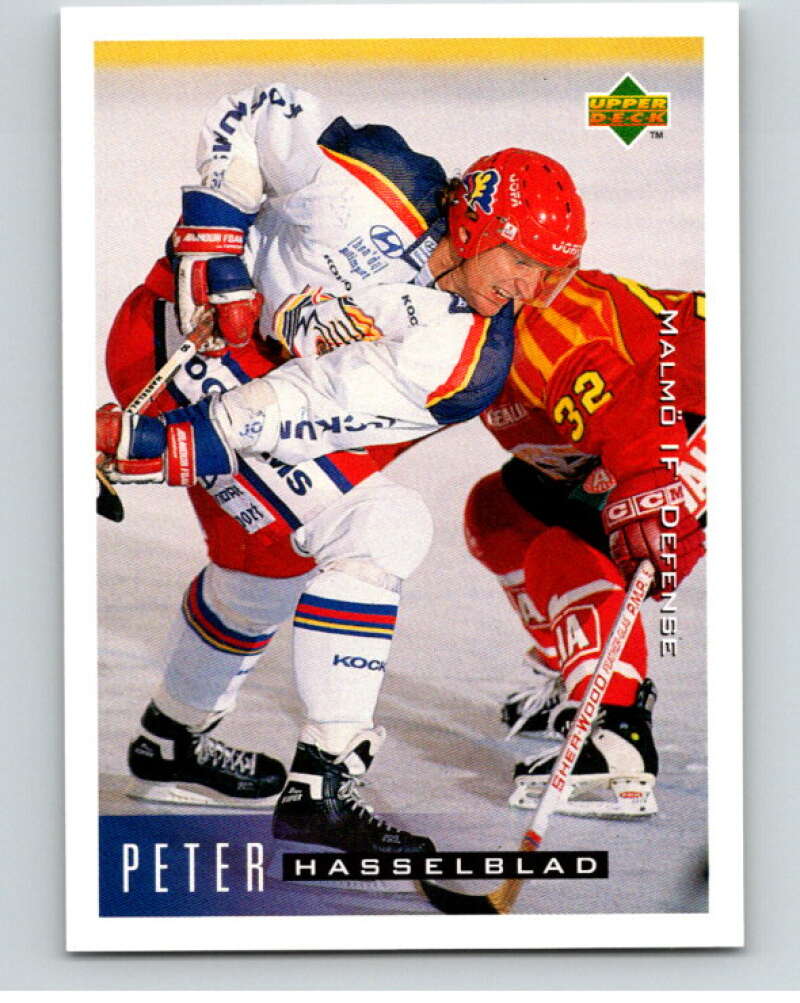 1995-96 Swedish Upper Deck #135 Peter Hasselblad V80224 Image 1