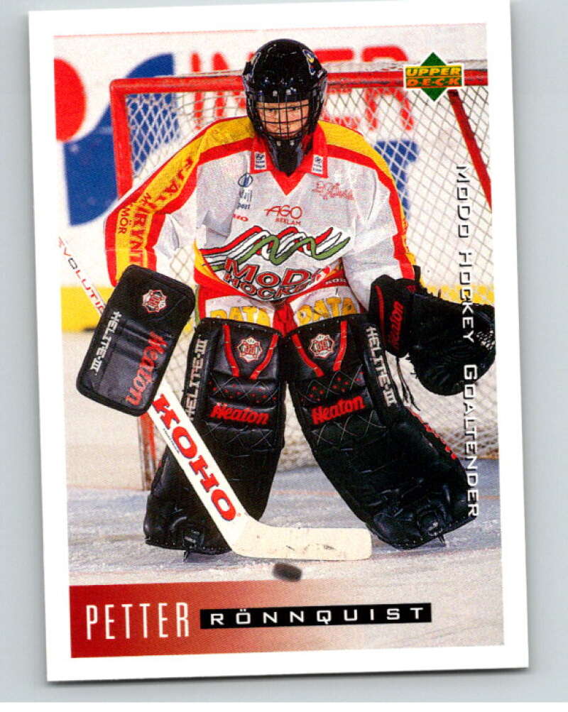 1995-96 Swedish Upper Deck #152 Petter Ronnqvist V80251 Image 1