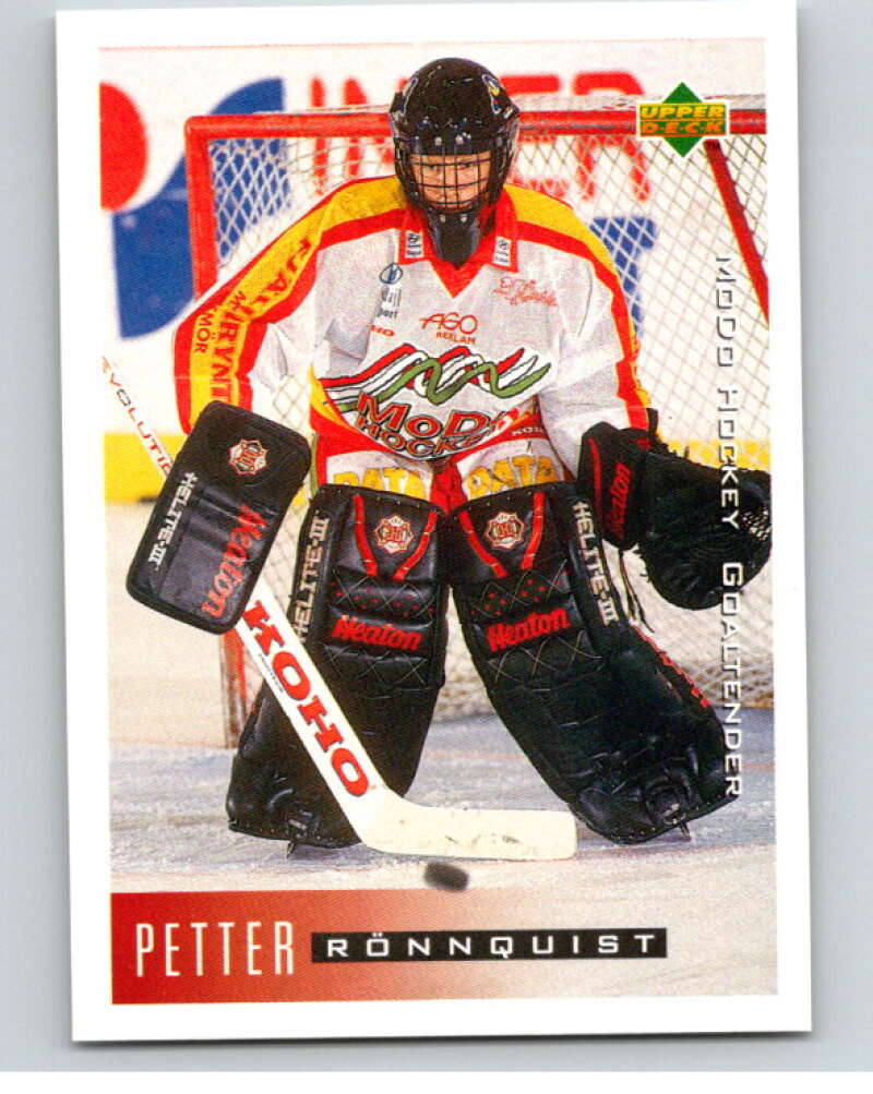 1995-96 Swedish Upper Deck #152 Petter Ronnqvist V80252 Image 1