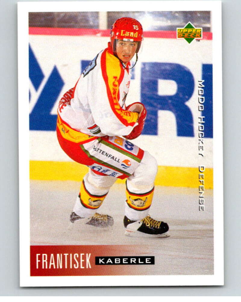 1995-96 Swedish Upper Deck #155 Frantisek Kaberle V80258 Image 1