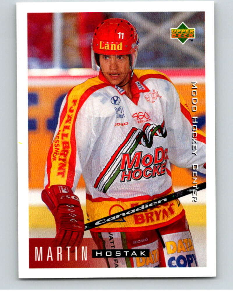 1995-96 Swedish Upper Deck #162 Martin Hostak V80267 Image 1