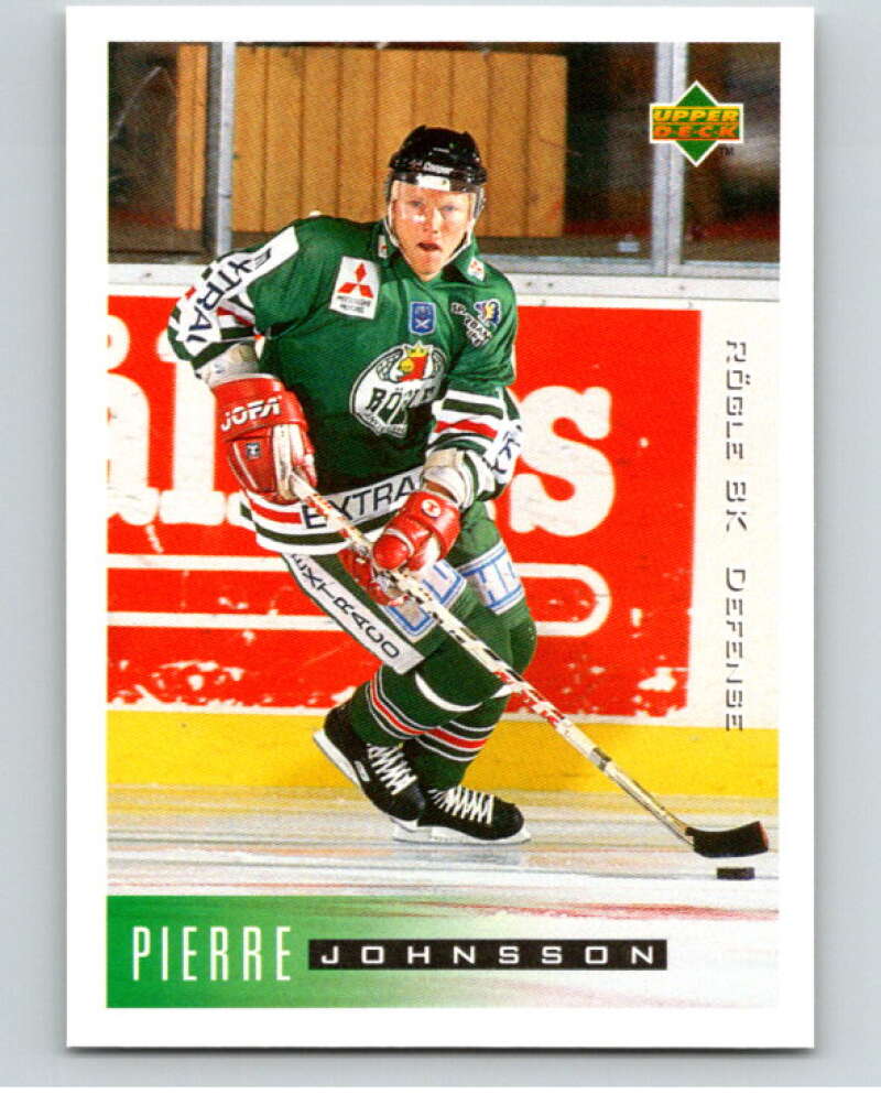 1995-96 Swedish Upper Deck #172 Pierre Johnsson V80288 Image 1