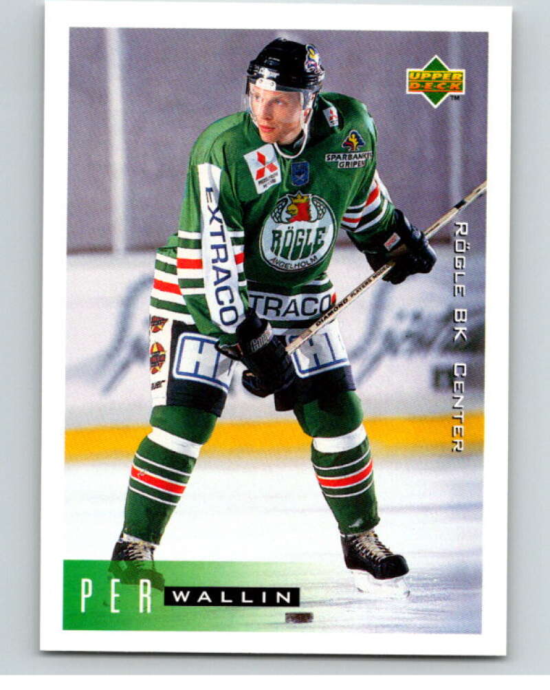 1995-96 Swedish Upper Deck #177 Per Wallin V80295 Image 1