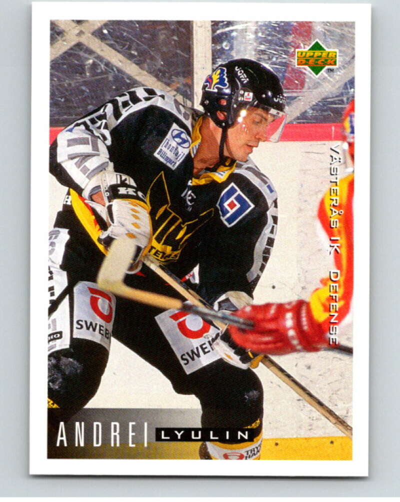 1995-96 Swedish Upper Deck #189 Andrei Lyulin V80319 Image 1