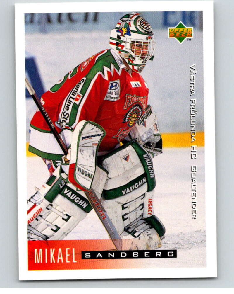 1995-96 Swedish Upper Deck #204 Mikael Sandberg V80343 Image 1