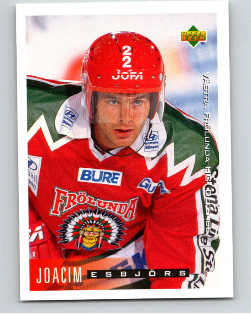 1995-96 Swedish Upper Deck #205 Joachim Esbjors V80345 Image 1