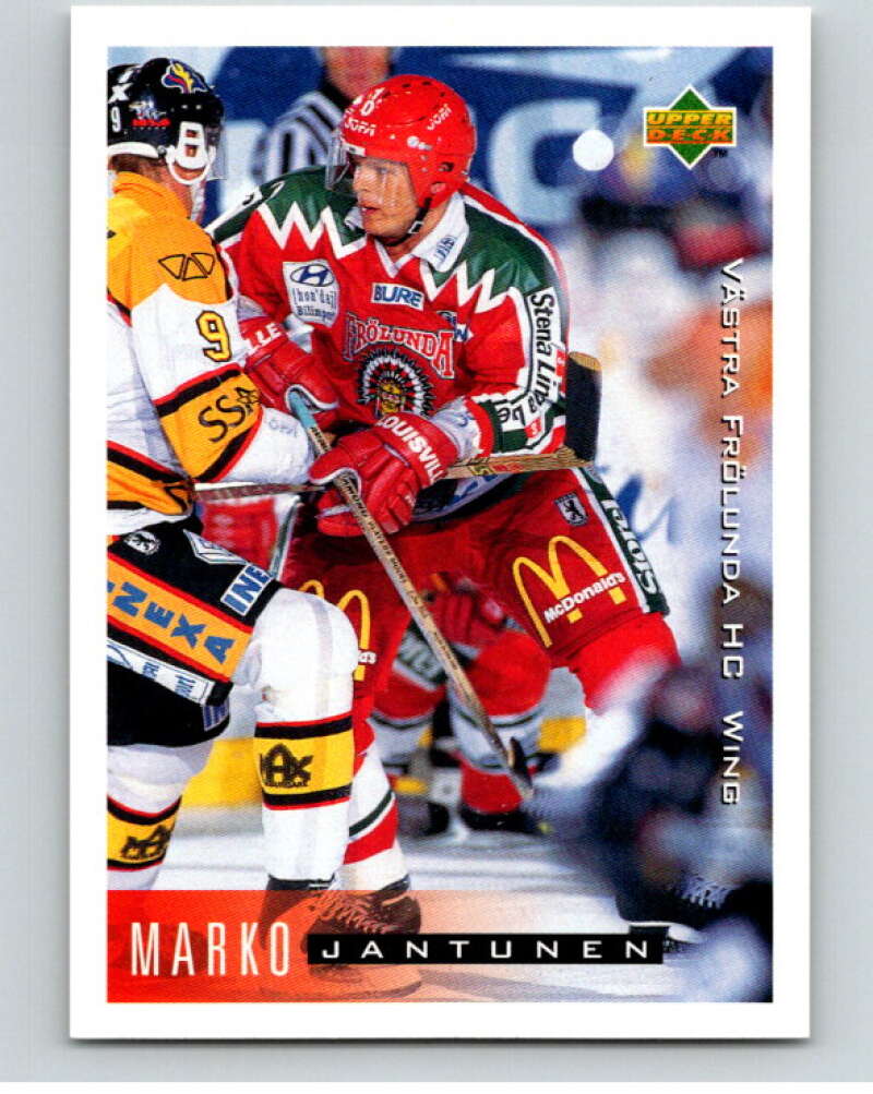 1995-96 Swedish Upper Deck #211 Marko Jantunen V80352 Image 1