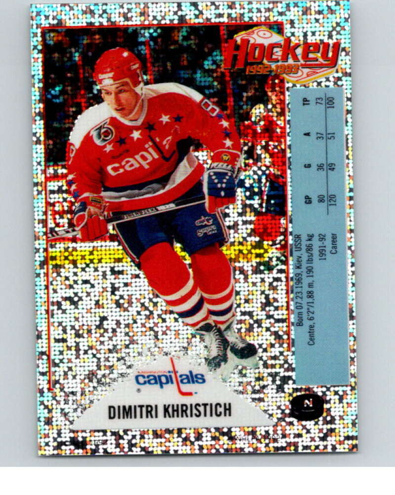 1992-93 Panini Stickers #N Dimitri Khristich  Washington Capitals  V80379 Image 1