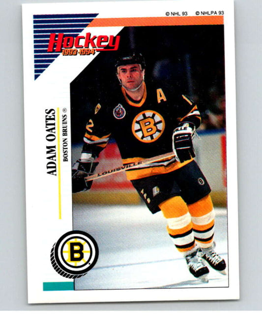 1993-94 Panini Stickers #2 Adam Oates  Boston Bruins  V80384 Image 1