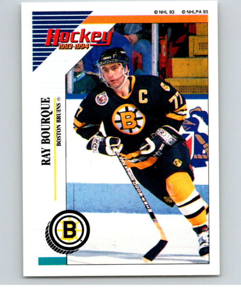 1993-94 Panini Stickers #10 Ray Bourque  Boston Bruins  V80402 Image 1