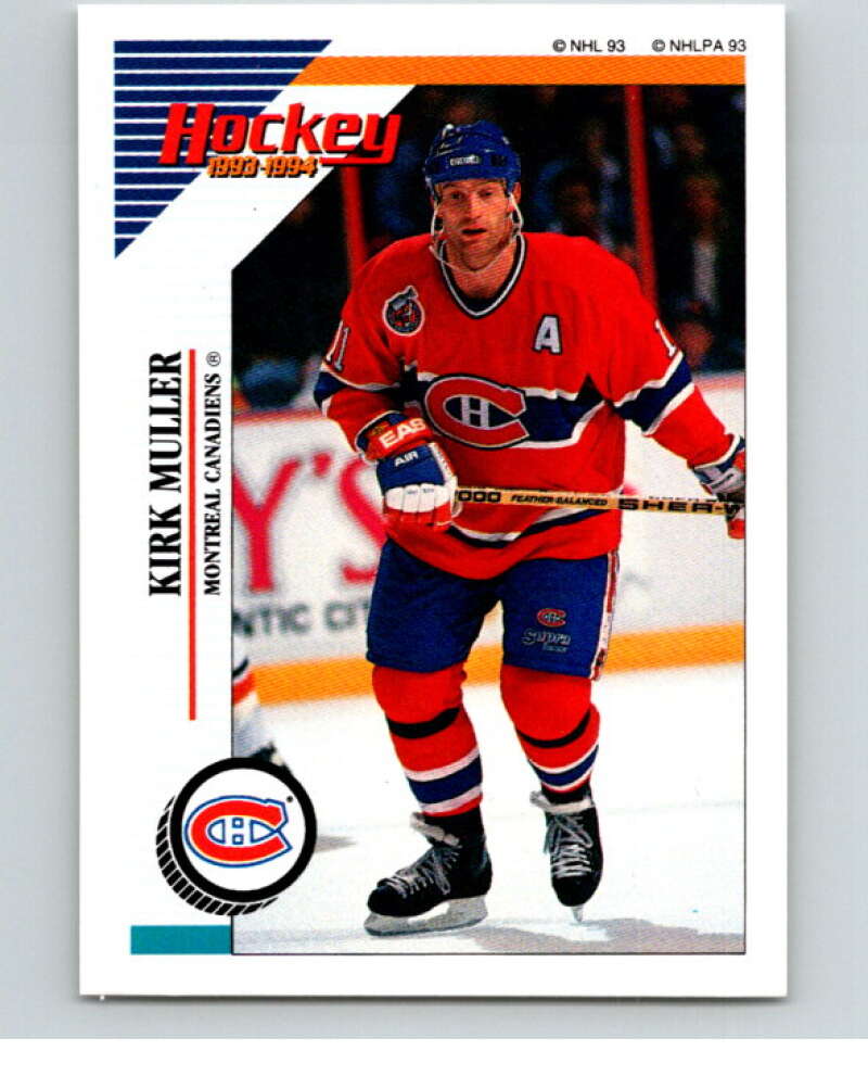 1993-94 Panini Stickers #14 Kirk Muller  Montreal Canadiens  V80409 Image 1