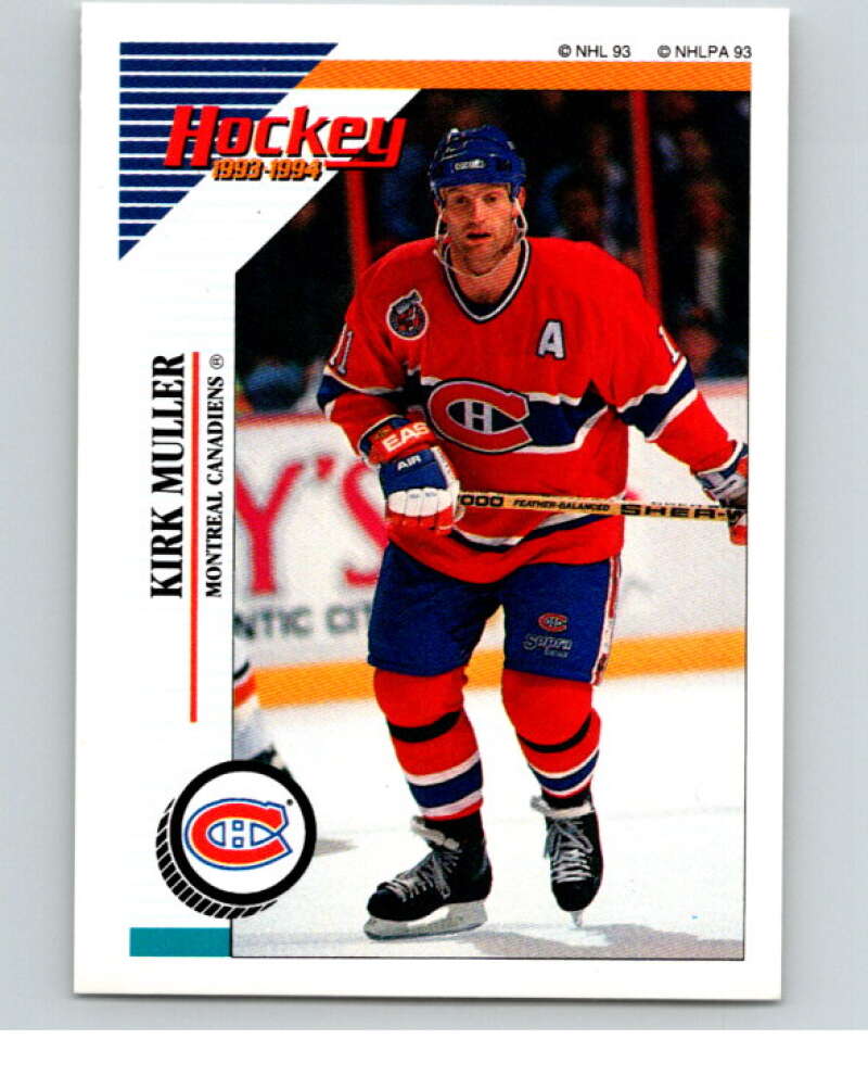 1993-94 Panini Stickers #14 Kirk Muller  Montreal Canadiens  V80411 Image 1