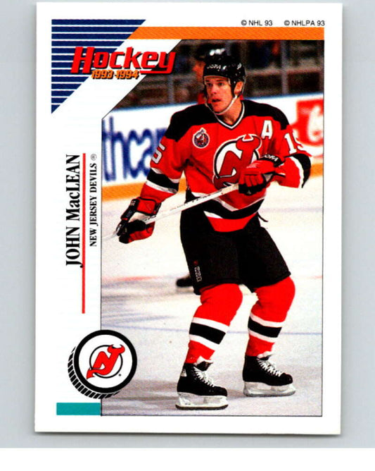 1993-94 Panini Stickers #40 John MacLean  New Jersey Devils  V80449 Image 1