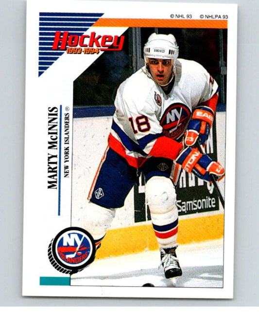 1993-94 Panini Stickers #62 Marty McInnis  New York Islanders  V80470 Image 1