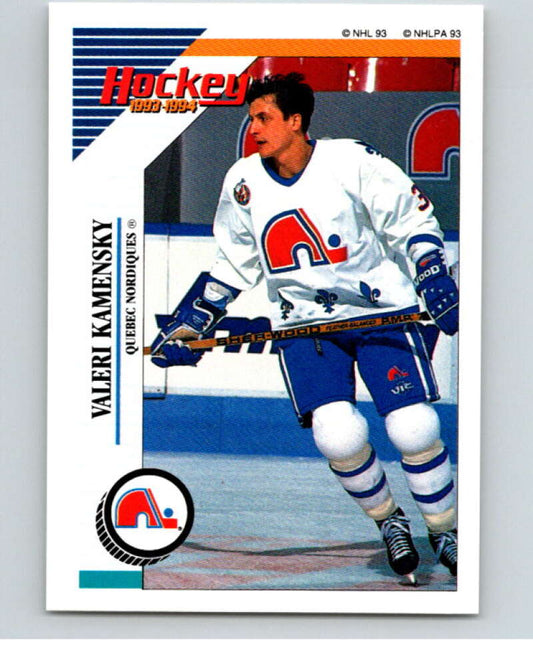 1993-94 Panini Stickers #72 Valeri Kamensky  Quebec Nordiques  V80489 Image 1