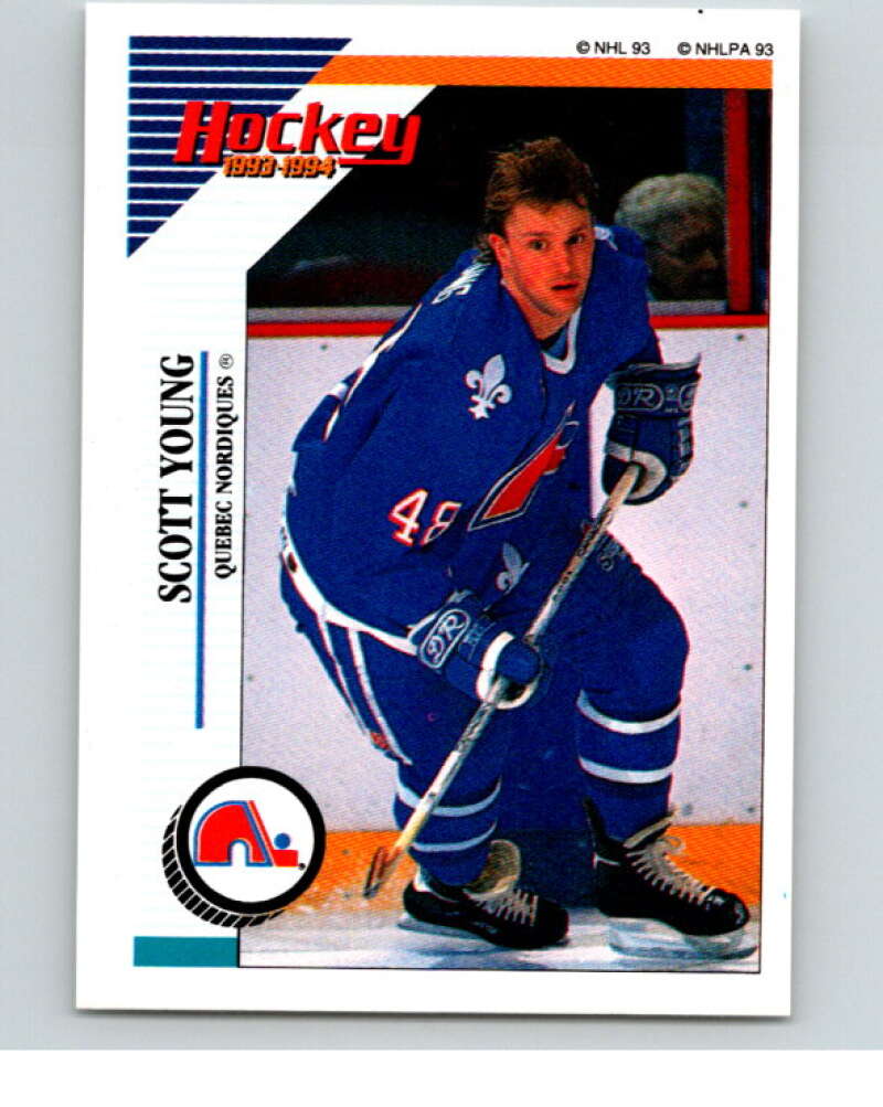 1993-94 Panini Stickers #73 Scott Young  Quebec Nordiques  V80492 Image 1